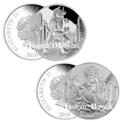 Lot 2 x 2 Dollars Argent  Mythologie grecque