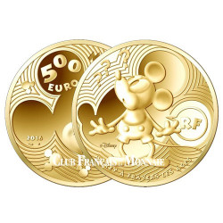 500 Euro Or France BE 2016 - Mickey