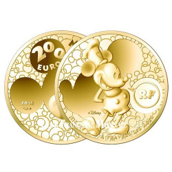 200 Euro Or France BE 2016 - Mickey