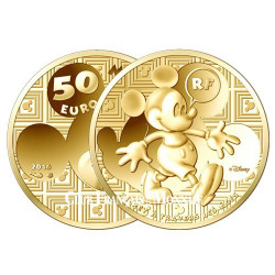 50 Euro Or France BE 2016 - Mickey