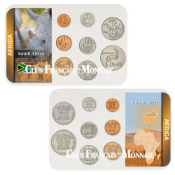 Set de 8 pièces Afrique du Sud 1970-1990
