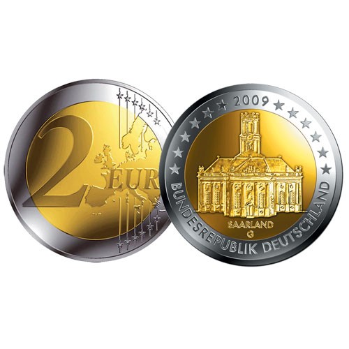 2009 - Allemagne - 2 Euros La Sarre