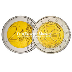 2009 - France - 2 Euro commémorative 10 ans de l'Union Economique et Monétaire