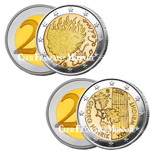 Lot de 2 x 2 Euro Finlande 2016