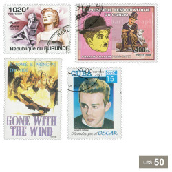 50 timbres Artistes de Cinéma