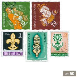 50 timbres Haïti