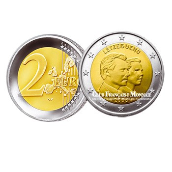 2006 - Luxembourg - 2 Euros commémorative 25e Anniversaire du Grand-Duc Héritier Guillaume