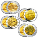Lot de 4 x 2 Euro 2007
