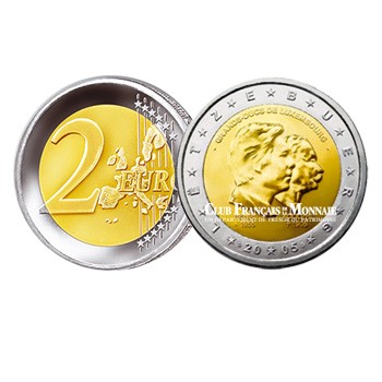 2005 - Luxembourg - 2 Euros commémoratives Grand Duc Henri et Grand Duc Adolphe