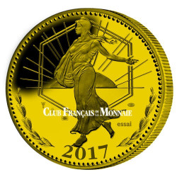 "L’Euro Traité de Rome" colorisé 2017 Bronze Belle Épreuve