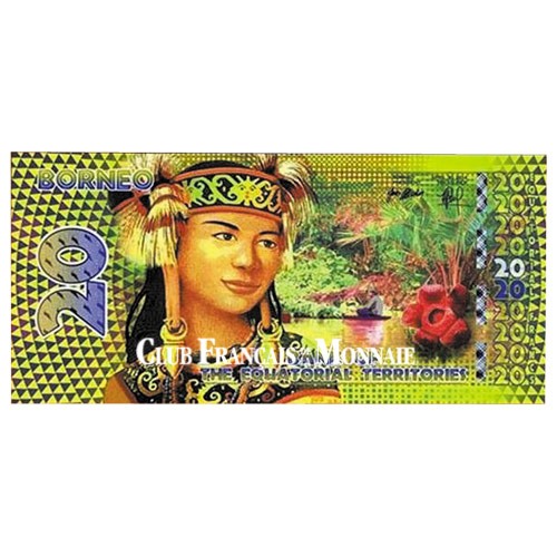 Billet de 20 Francs Equatoriaux - Bornéo