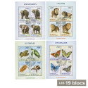 19 blocs Faune Africaine*