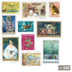 300 timbres Yougoslavie