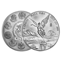 2 Onces Argent Mexique BU 2017 - Libertad