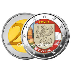 2 Euro Lettonie 2016 - Vidzeme