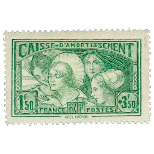 Timbres Les coiffes des provinces françaises