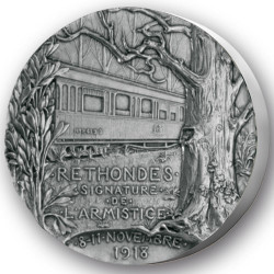 Armistice de Rethondes - Bronze argenté