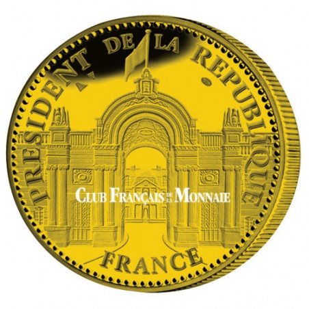 Président Emmanuel Macron dorée 2017 (2)