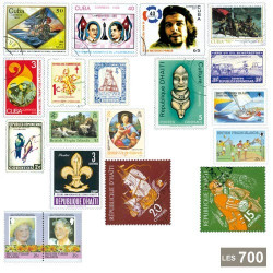 700 timbres Caraïbes