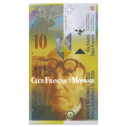 Billet 10 Francs Suisse - Le Corbusier