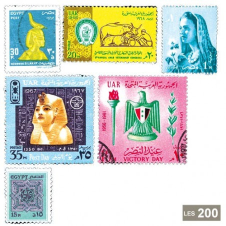 200 timbres Égypte