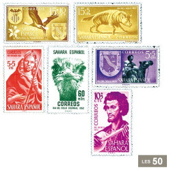 50 timbres Sahara espagnol