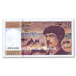 Billet 20 Francs Debussy