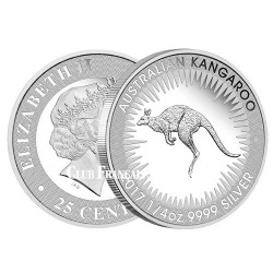 ¼ Dollars Argent Australie BE 2017 - Kangourou