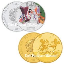 Lot des 2 monnaies Mickey