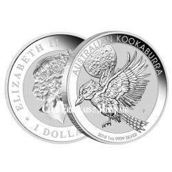 1 Dollar Argent Australie BU 2018 - Kookaburra