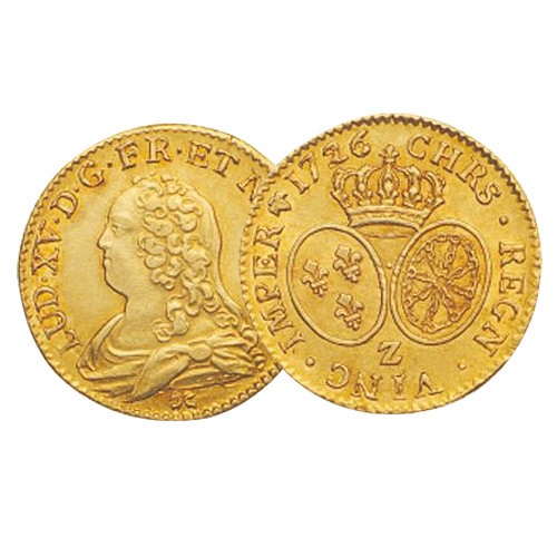 1710-1774 - France - Écu d'Or aux Lunettes Louis XV