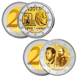 2 x 2 Euro Luxembourg 2017