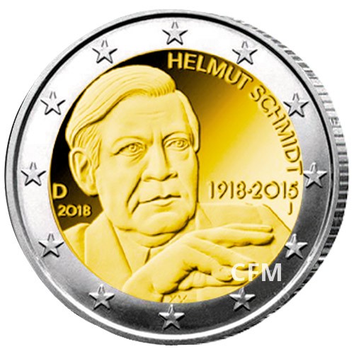 2 Euro Allemagne 2018