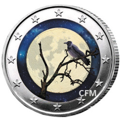 2 Euro Finlande 2017 colorisée - Nature finlandaise