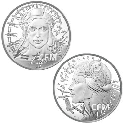 Lot 20 Euro Argent Marianne Égalité 2018 + 20 Euro Argent Marianne Liberté 2017