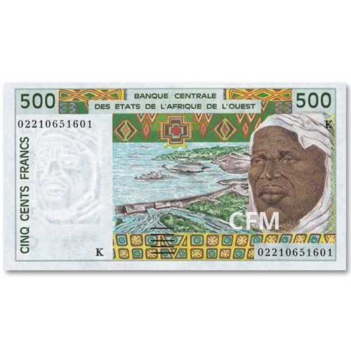 500 Francs États Afrique de l’Ouest 2002
