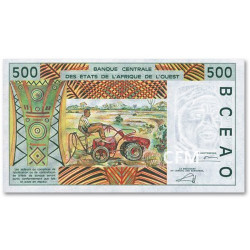 500 Francs États Afrique de l’Ouest 2002