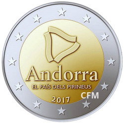 2 Euro Andorre BU 2017 - Le pays des Pyrénées