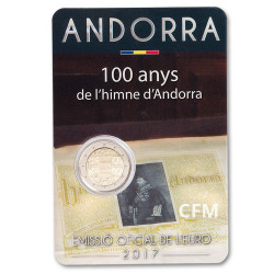 2 Euro Andorre BU 2017 - 100 ans de l'hymne d’Andorre