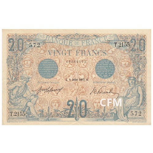 20 Francs Bleu Type 1905