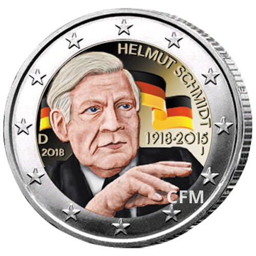 2 Euro Allemagne 2018 - Helmut Schmidt
