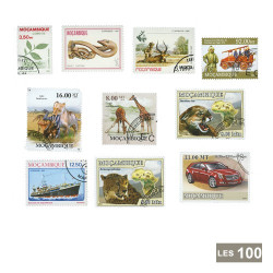 100 timbres Mozambique