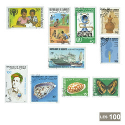 100 timbres Djibouti