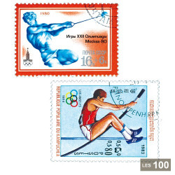 100 timbres athlétisme
