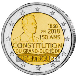 2 Euro Luxembourg BU 2018 - 150 ans de la Constitution