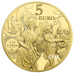 5 Euro Or France BE 2018 - L’Écu de 6 Livres