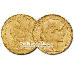 20 Francs Or - Marianne - IIIe République