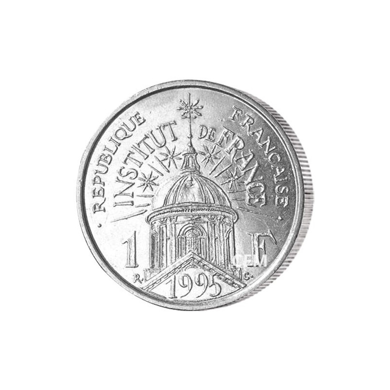 Pièce 2 Francs Louis Pasteur 1995 - État TTB - République Française