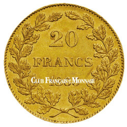 20 Francs Or Belgique 1865-1866 - Léopold 1er