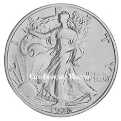 1/2 Dollars Argent USA - Liberty Walking